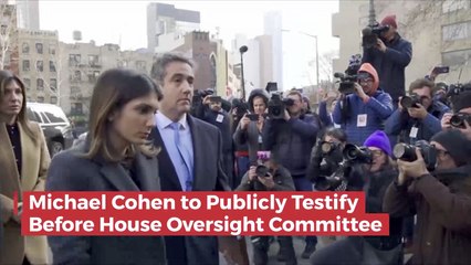 Michael Cohen Will Testify Publicly About Trump In Congress