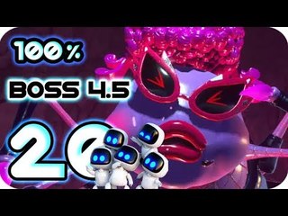 Astro Bot: Rescue Mission Walkthrough Part 20 | 100% (PS4 PSVR) Boss 4-5 : Swingin' Sister