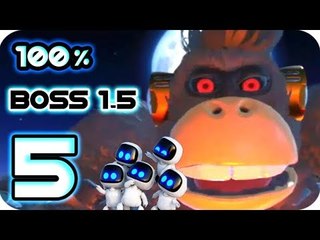 Astro Bot: Rescue Mission Walkthrough Part 5 | 100% (PS4 PSVR) Boss 1-5 : Tooth Fairy
