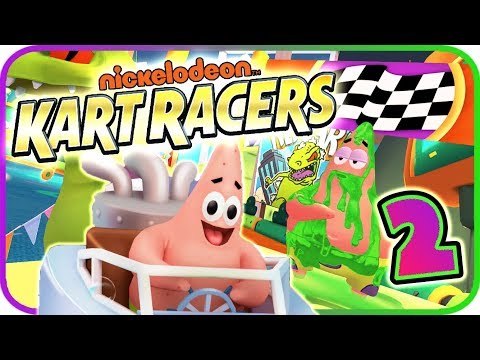 Nickelodeon Kart Racers Game Part 2 (PS4, XB1, Switch) Patrick - Cynthia Cup