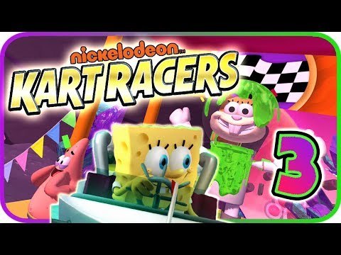 Nickelodeon Kart Racers Game Part 3 (PS4, XB1, Switch) Sandy - Pineapple Cup