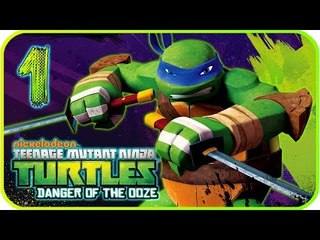 Teenage Mutant Ninja Turtles: Danger of the Ooze Walkthrough Part 1 (PS3, X360)