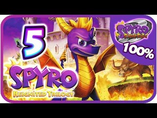 Spyro Reignited Trilogy  100%  Spyro 2 Walkthrough Part 5 (PS4, XB1) Autumn Plains Part 2