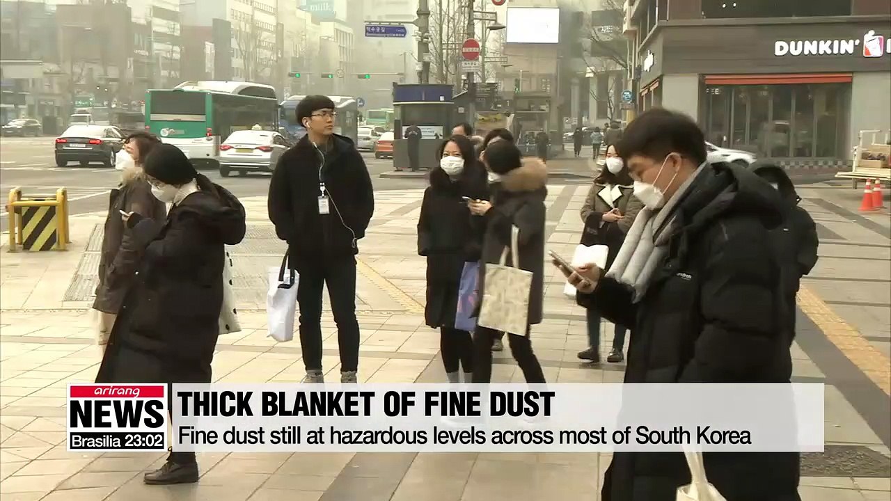 Fine dust still at hazardous levels across most of South Korea