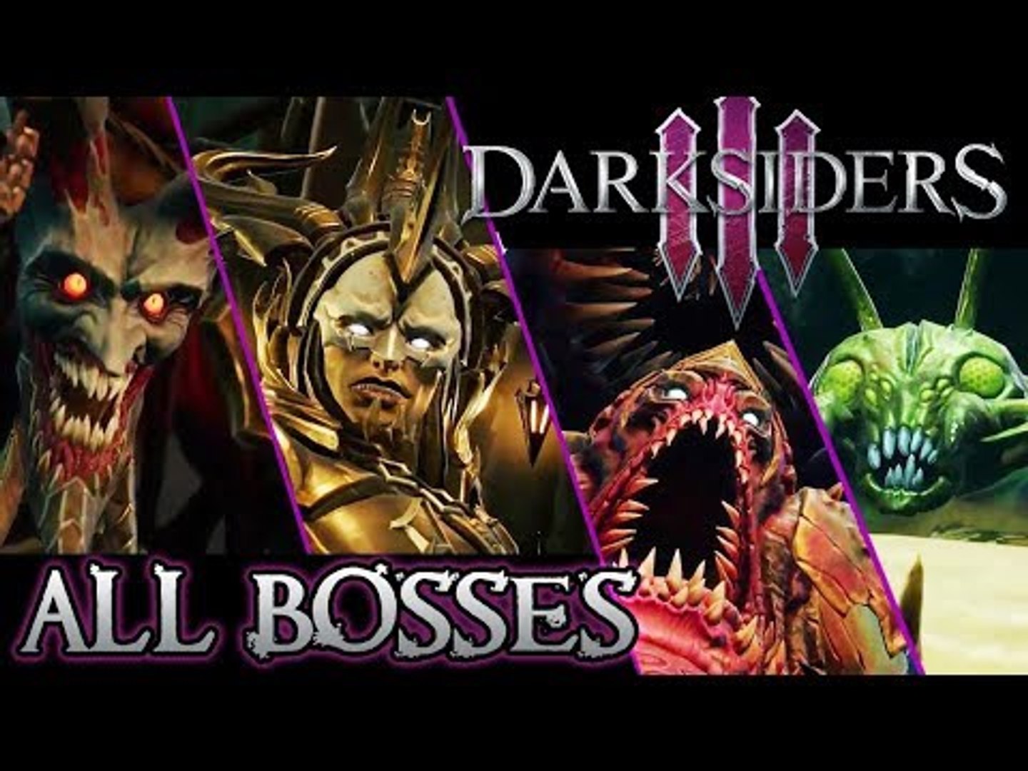 Darksiders 3 All Bosses | Final Boss (PS4, XB1) - video Dailymotion