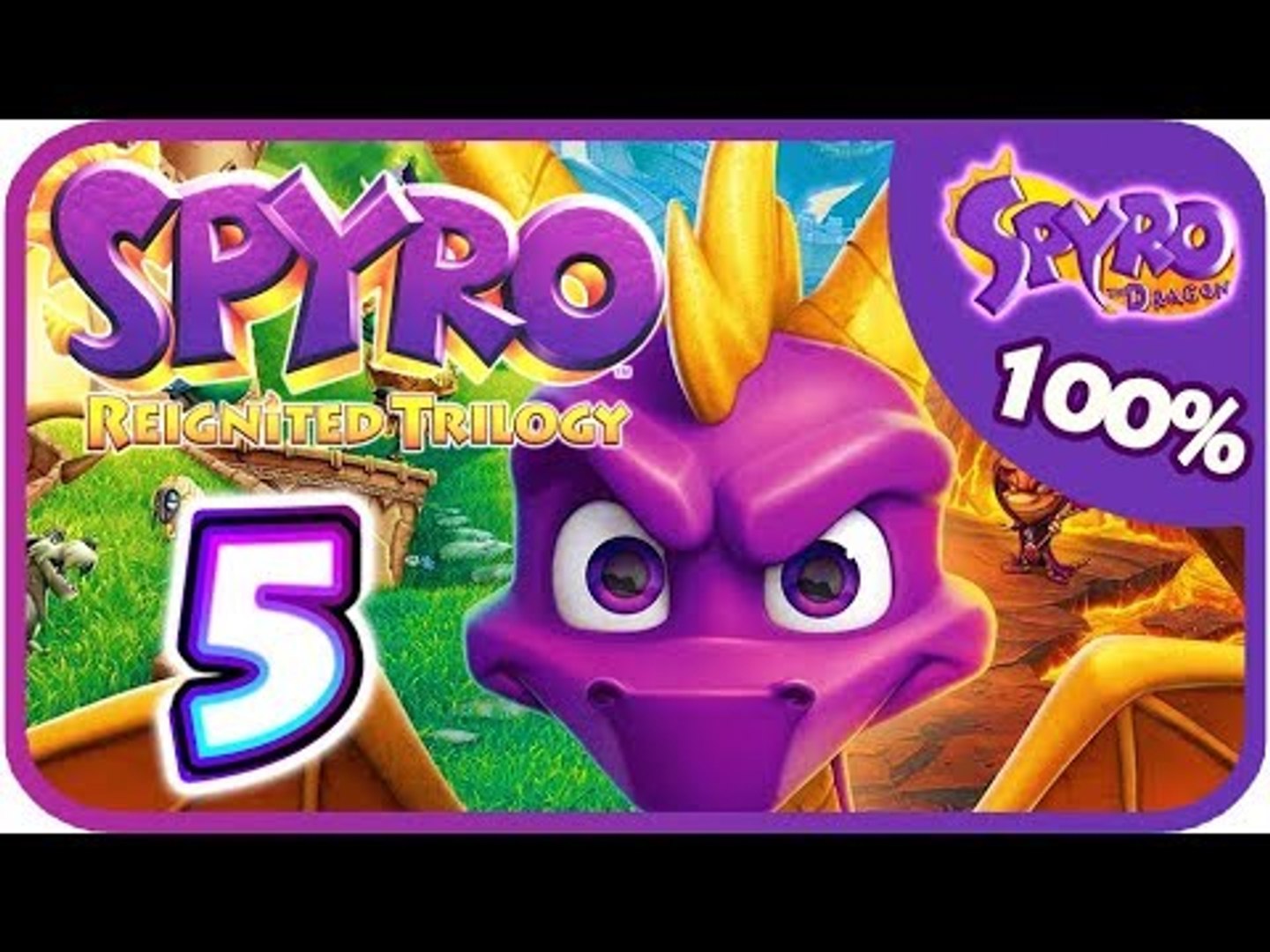 Spyro Reignited Trilogy 100% Spyro 1 Walkthrough Part 5 (PS4, XB1) Dream  Weavers - video Dailymotion
