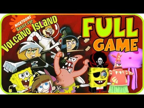 Nicktoons: Battle for Volcano Island Walkthrough Longplay FULL GAME (PS2, Gamecube)