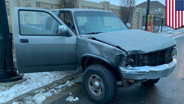 Teen crashes her car while trying out the 'Bird Box Challenge'