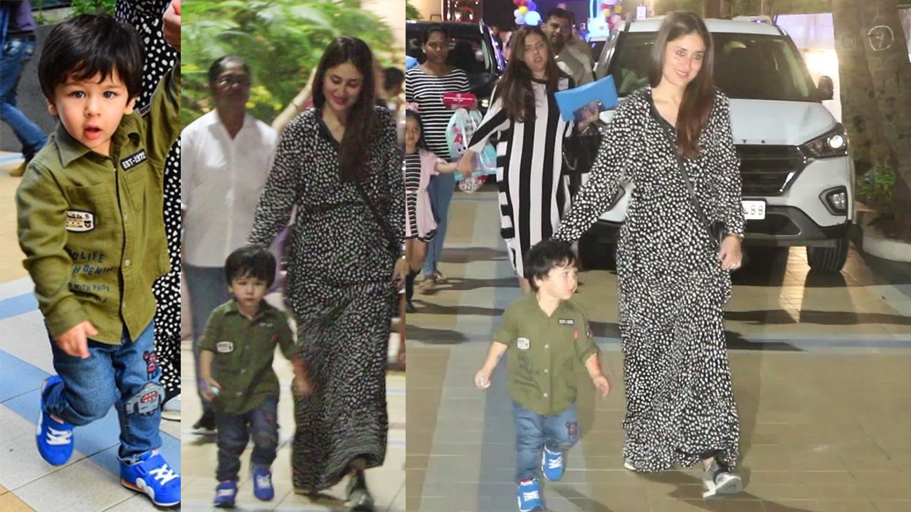 Taimur Ali Khan enjoys Party with Kareena Kapoor Khan; Watch video | FilmiBeat