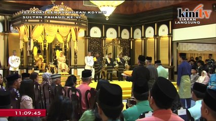 Sultan Abdullah selamat dimasyhurkan Sultan Pahang ke-6