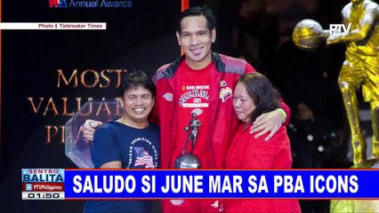 SPORTS BALITA: Saludo si June Mar sa PBA icons