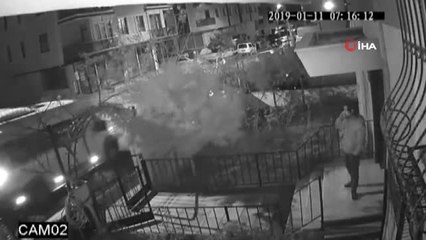 Apartmana Dadanan Ayakkabı Hırsızı Kameraya Yakalandı