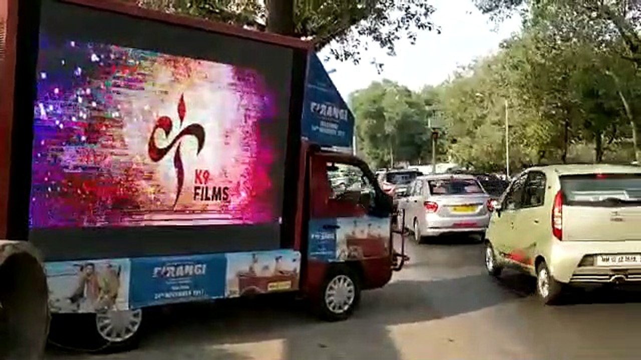 Kapil Sharma New Film Firangi Mobile Van Advertising-Global Advertisers