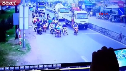 Vietnam polisi korkunç kazanın görüntülerini yayınladı