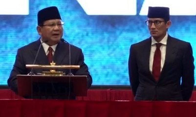 Kenali Lima Visi Misi "Indonesia Menang" Prabowo-Sandi