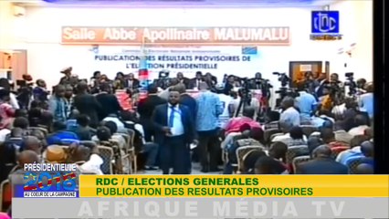 PROCLAMATION ELECTION PRESIDENTIELLE RDC
