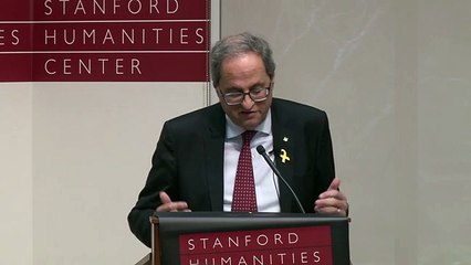 Torra demana des dels Estats Units que no es permeti ‘la supressió de l’independentisme per la força’