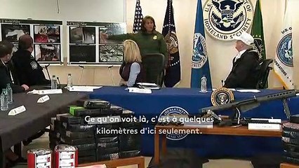 "Ils creusent des tunnels" : une garde-frontière explique à Trump les limites du mur entre les Etats-Unis et le Mexique