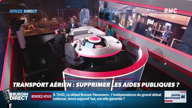 Dupin Quotidien : Faut-il supprimer les aides publiques dans le secteur du transport aérien ? - 15/01