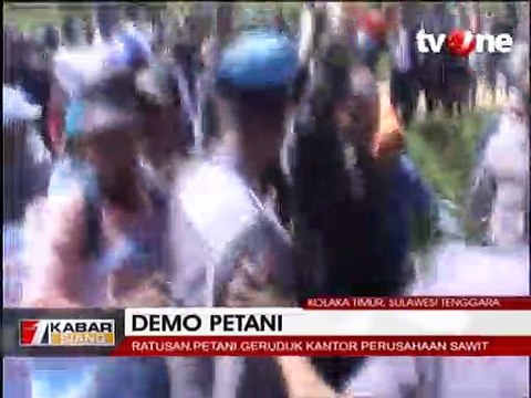 Ratusan Petani Mengamuk Geruduk Kantor Perusahaan Sawit