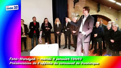 LIVE CHAINE 32 | Fort-Mardyck - Présentation de l'affiche du carnaval de Dunkerque