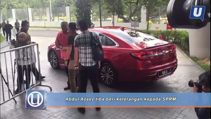 Abdul Azeez tiba beri keterangan kepada SPRM