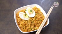 अंडा मॅगी - Anda Maggi Recipe - Egg Masala Maggi Recipe In Marathi - Egg & Vegetable Maggi - Sonali