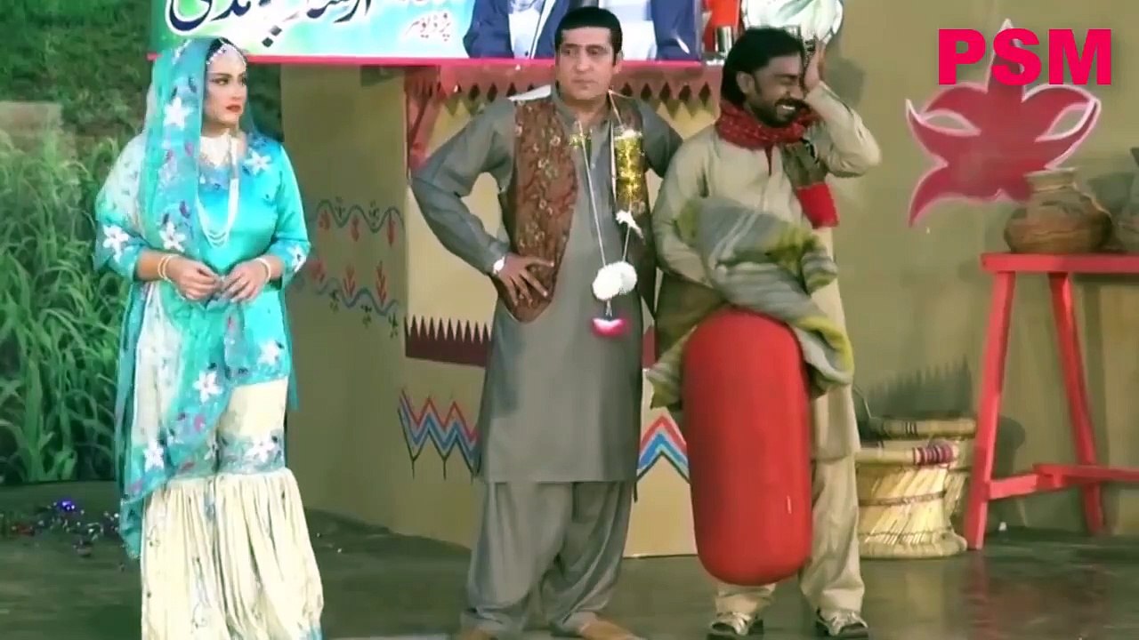 Nasir Chinyoti -- Mahnoor -- sarfraz vicky -- New Punjabi Comedy Scene Stage Drama 2019 HD