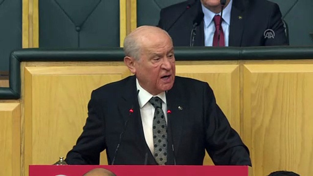 Bahçeli: '31 Mart'ta siyasi sonlarını yaşayacak zillet ittifakının kozlarının elinden alınmasını istiyoruz' - TBMM