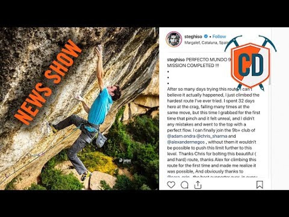 Stefano Ghisolfi Climbs Perfecto Mundo 9b+ | Climbing Daily Ep.1312