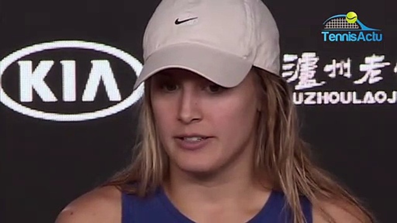 Open d'Australie 2019 - Eugenie Bouchard : "Ça va être cool de jouer Serena Williams"