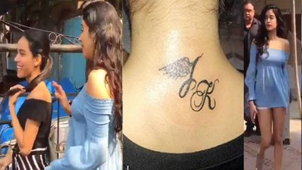 Jhanvi Kapoor meets a fan who has her name inked & we are loving her expression! | FilmiBeat
