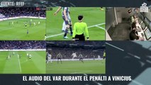 El VAR a Munuera Montero tras el claro penalti a Vinicius: 