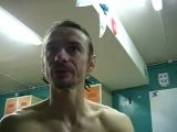 Luc MARQUET dans les vestiaires