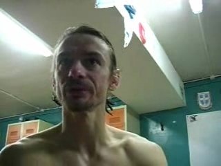 Luc MARQUET dans les vestiaires