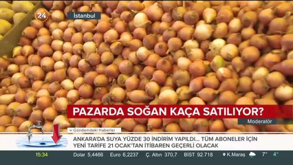 Pazarda soğan kaça satılıyor?