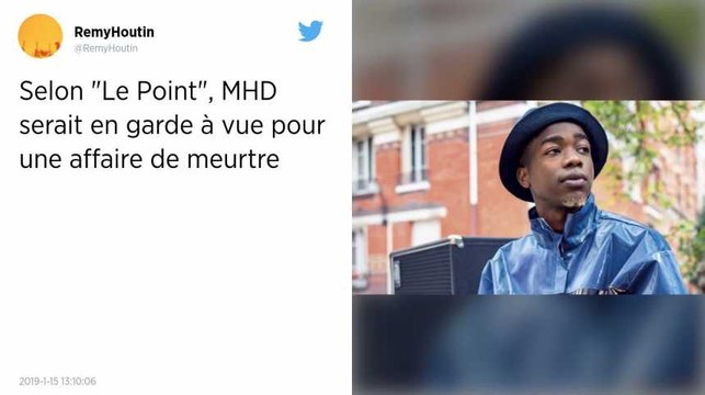 Le rappeur MHD interpellé dans le cadre d'une enquête pour rixe mortelle à Paris
