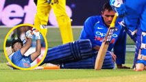 India Vs Australia 2nd ODI: MS Dhoni kept playing despite severe heat on the ground| वनइंडिया हिंदी