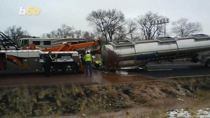 River of Chocolate Along Arizona Highway Has Drivers Wanting to Help With Cleanup