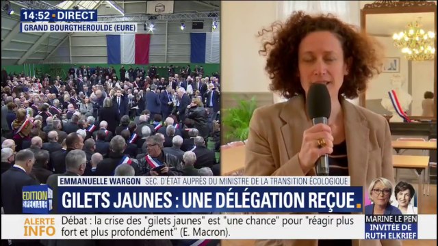 Grand débat: à Grand Bourgtheroulde, Emmanuelle Wargon décrit deux rencontres intéressantes avec des gens qui ont des convictions