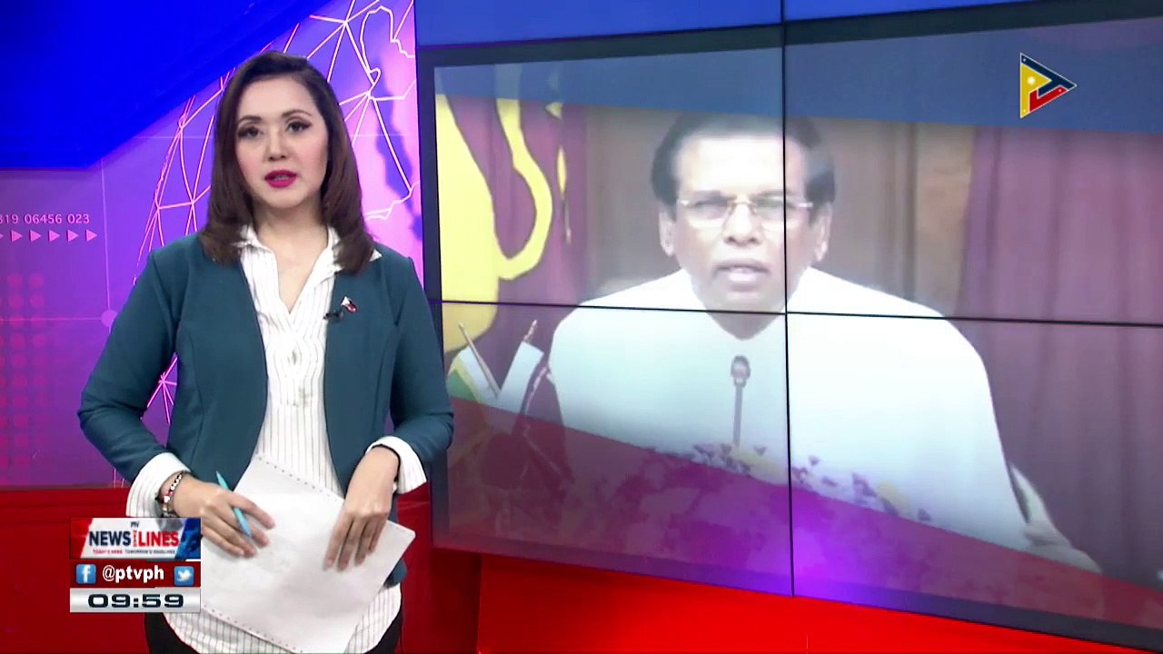 Sri Lankan President Sirisena due tonight for State Visit