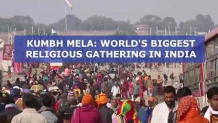 Millions of Hindu devotees flock to world´s biggest religious gathering in India