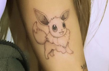 Ariana Grande gets Pokemon themed tattoo