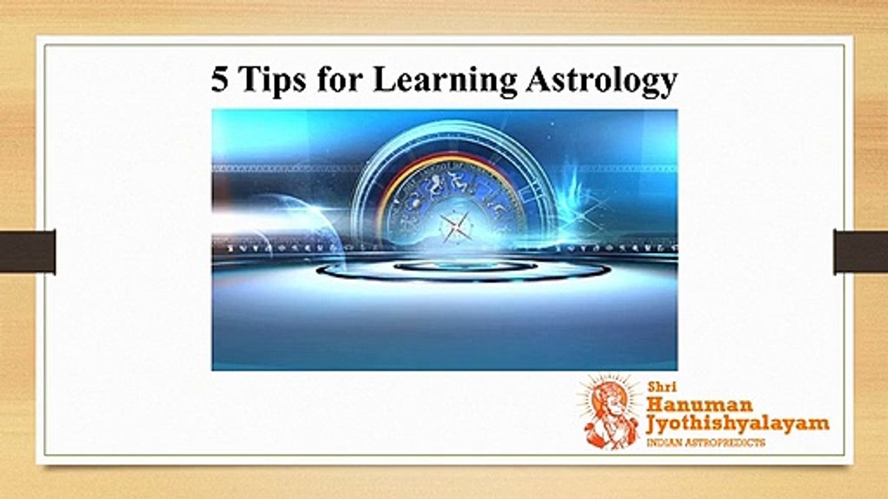 5 Tips for Learning Astrology