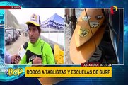 Surfista víctima de robo solicita ayuda para recuperar sus tablas