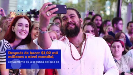 ‘Aquaman’ alcanza los mil millones a nivel mundial