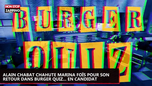Alain Chabat chahute Marina Foïs pour son retour dans Burger Quiz ... en invité (vidéo)