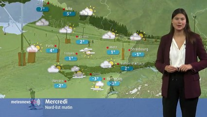 La météo de ce mercredi 16 janvier en Lorraine et en Franche-Comté