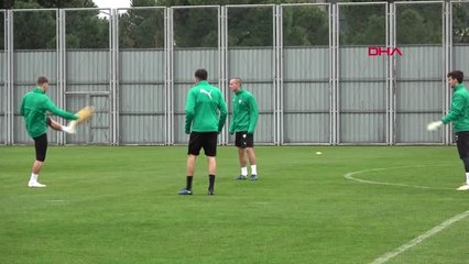 Spor Bursaspor Yağmur Altında Çalıştı