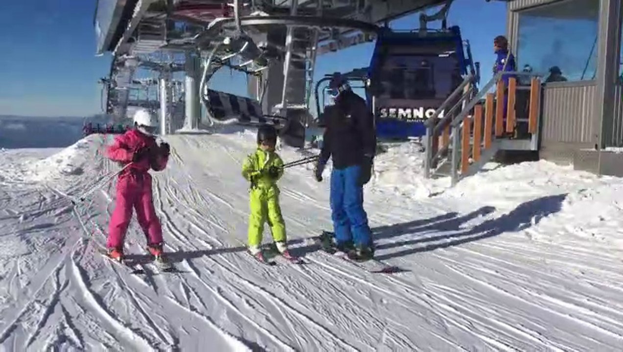 Au Semnoz mardi 15 janvier, en haut des pistes